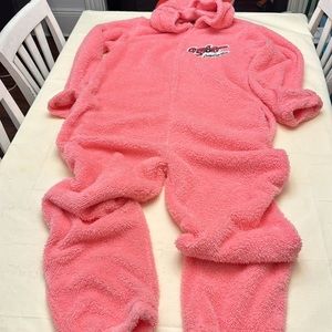 XL Pink Bunnie Onesie PJs Unisex
